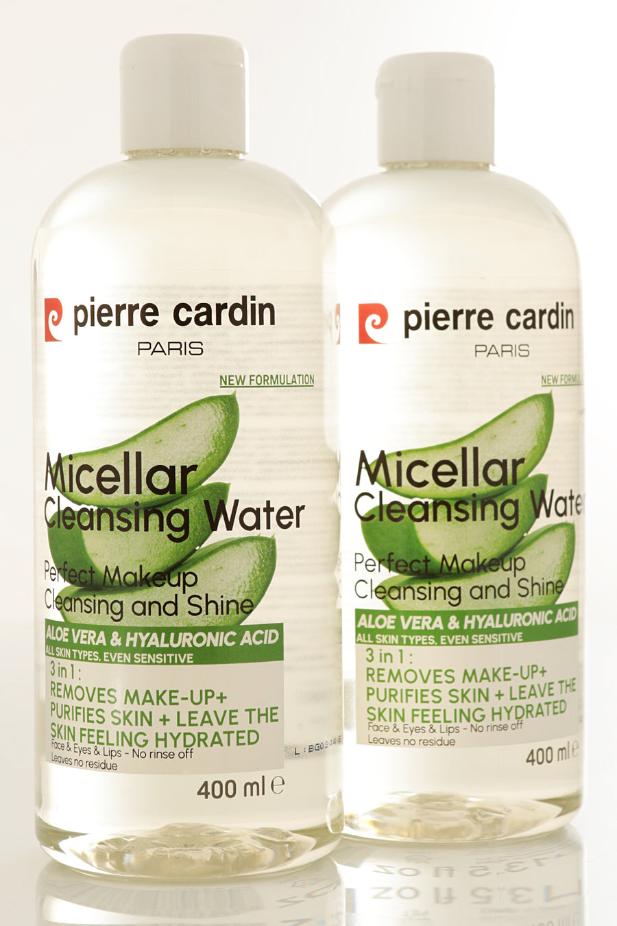 Pierre Cardin Cleansing Micellar Water with Aloe Vera & Hyaluronic Acid - 400ml