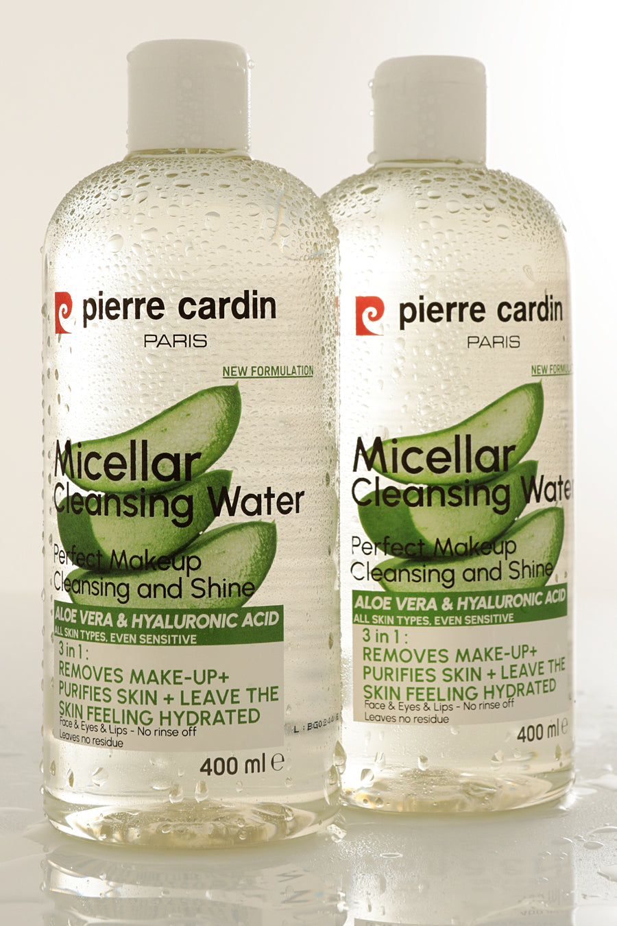 Pierre Cardin Cleansing Micellar Water with Aloe Vera & Hyaluronic Acid - 400ml