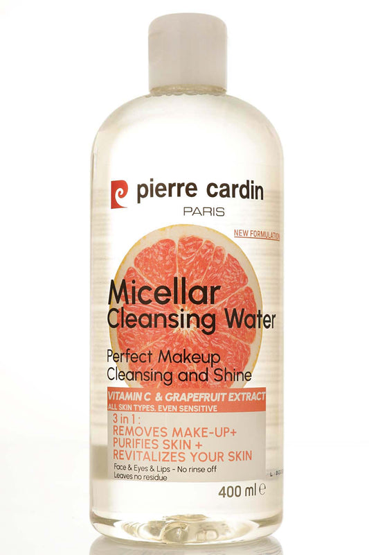 Pierre Cardin Cleansing Micellar Water with Pink Grapefruit & Vitamin C - 400ml