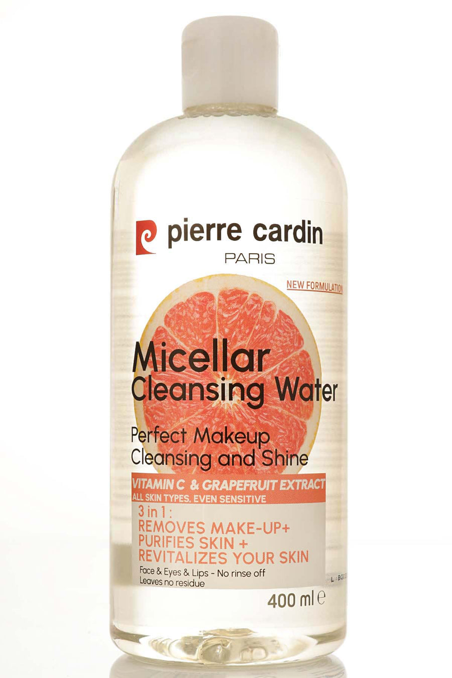 Pierre Cardin Cleansing Micellar Water with Pink Grapefruit & Vitamin C - 400ml
