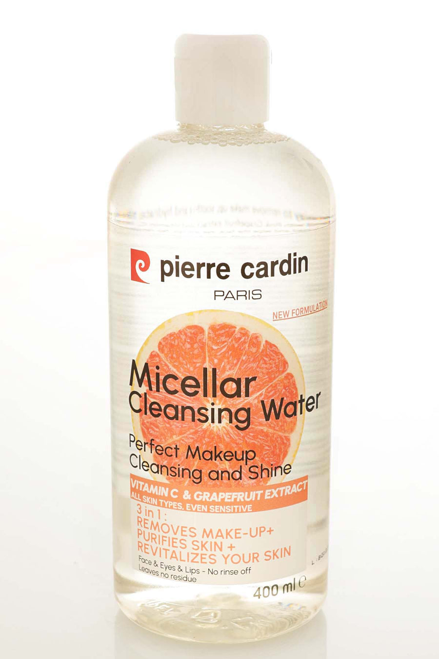 Pierre Cardin Cleansing Micellar Water with Pink Grapefruit & Vitamin C - 400ml