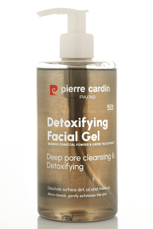 Pierre Cardin Detoxifying Facial Gel with Charcoal & Green Tea-350 ML