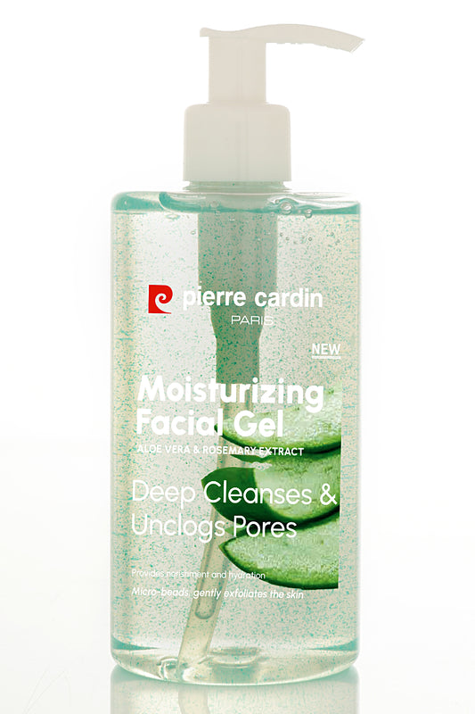 Pierre Cardin Moisturizing Facial Gel with Aloe Vera & Rosemary-350 ML