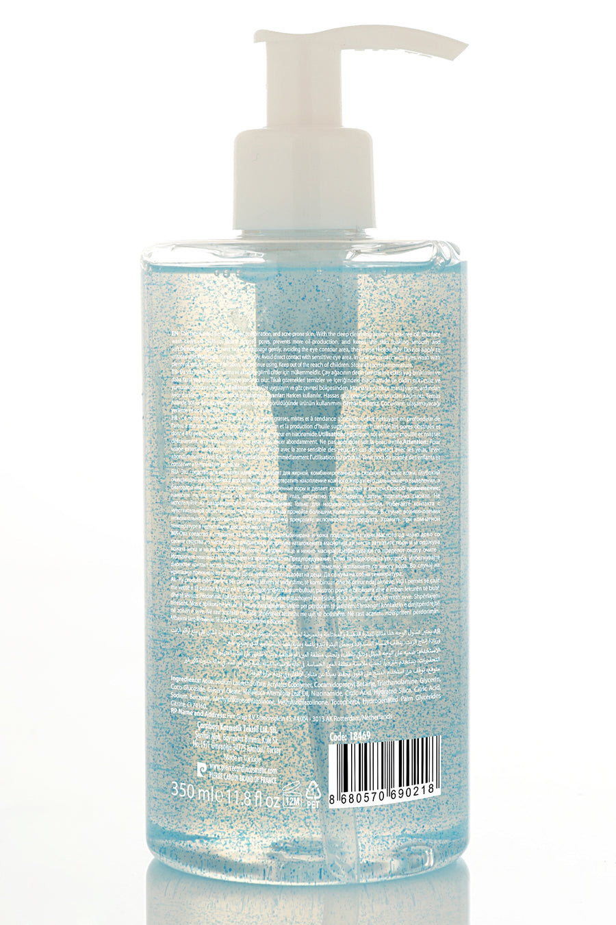 Pierre Cardin Clarifying Facial Gel with Niacinamide & Tea Tree Oil-350 ML
