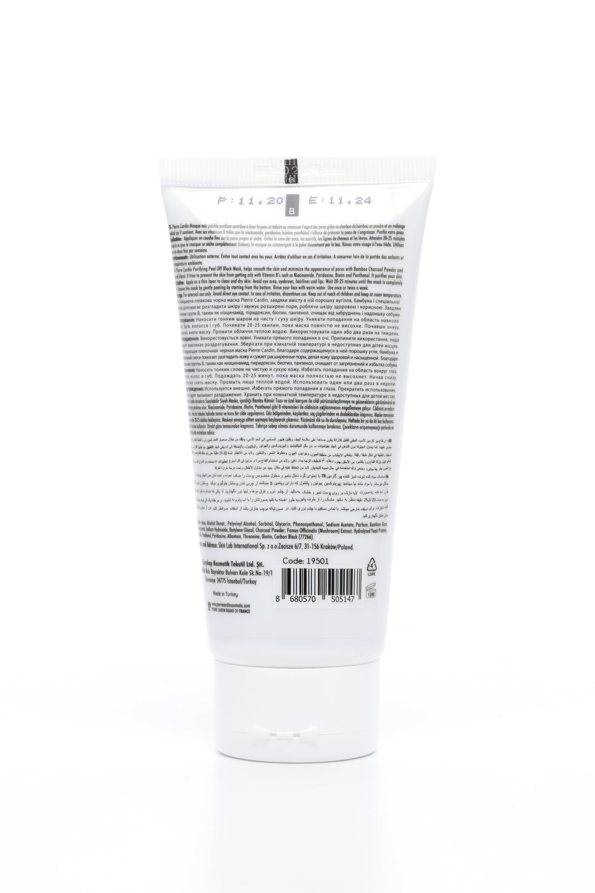 Pierre Cardin Peel Off Mask - Black