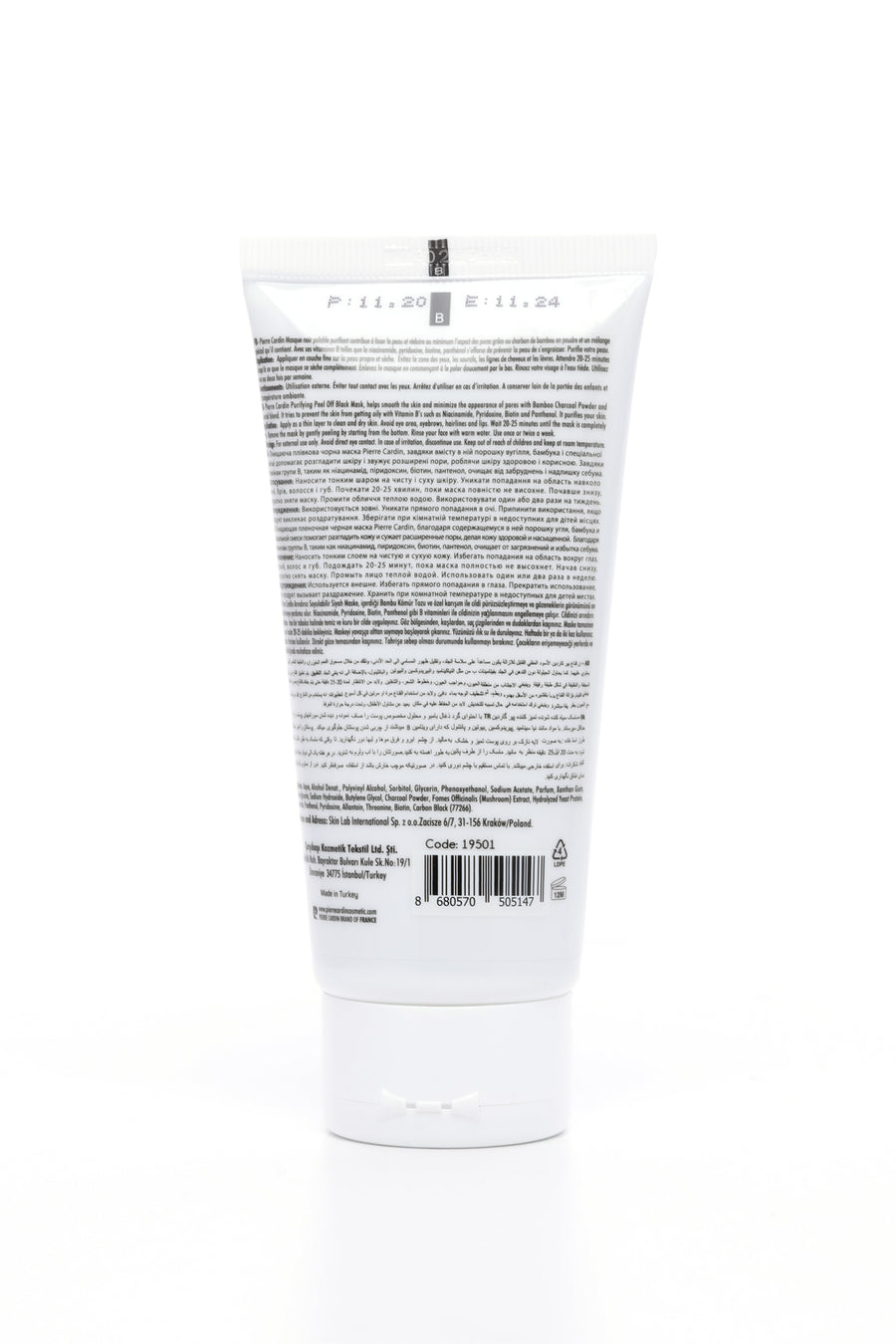 Pierre Cardin Peel Off Mask - Black