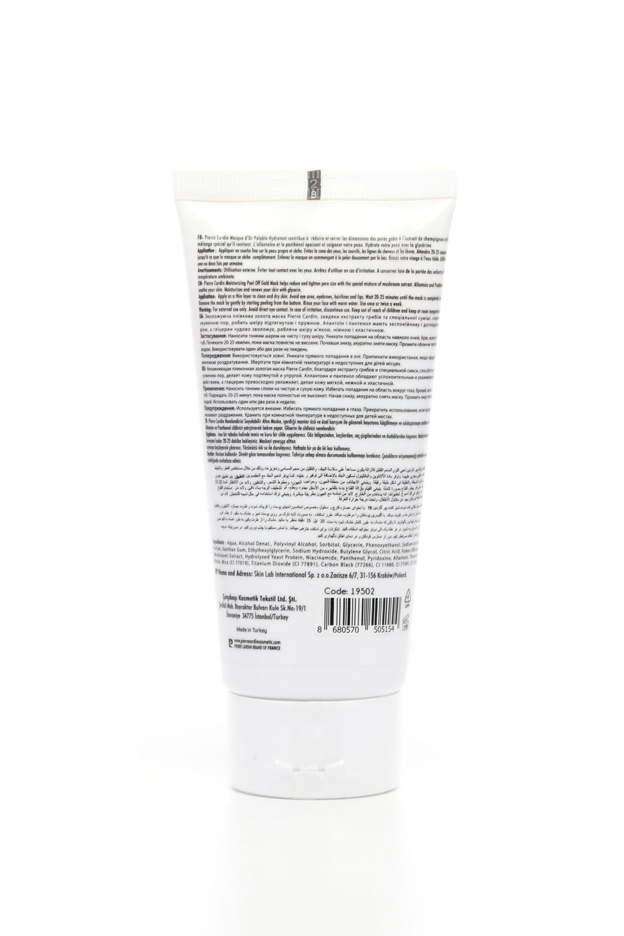 Pierre Cardin Peel Off Mask - Gold