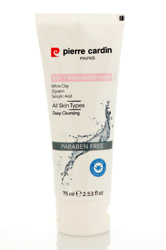 Pierre Cardin 3 In 1 Wash - Scrub - Mask