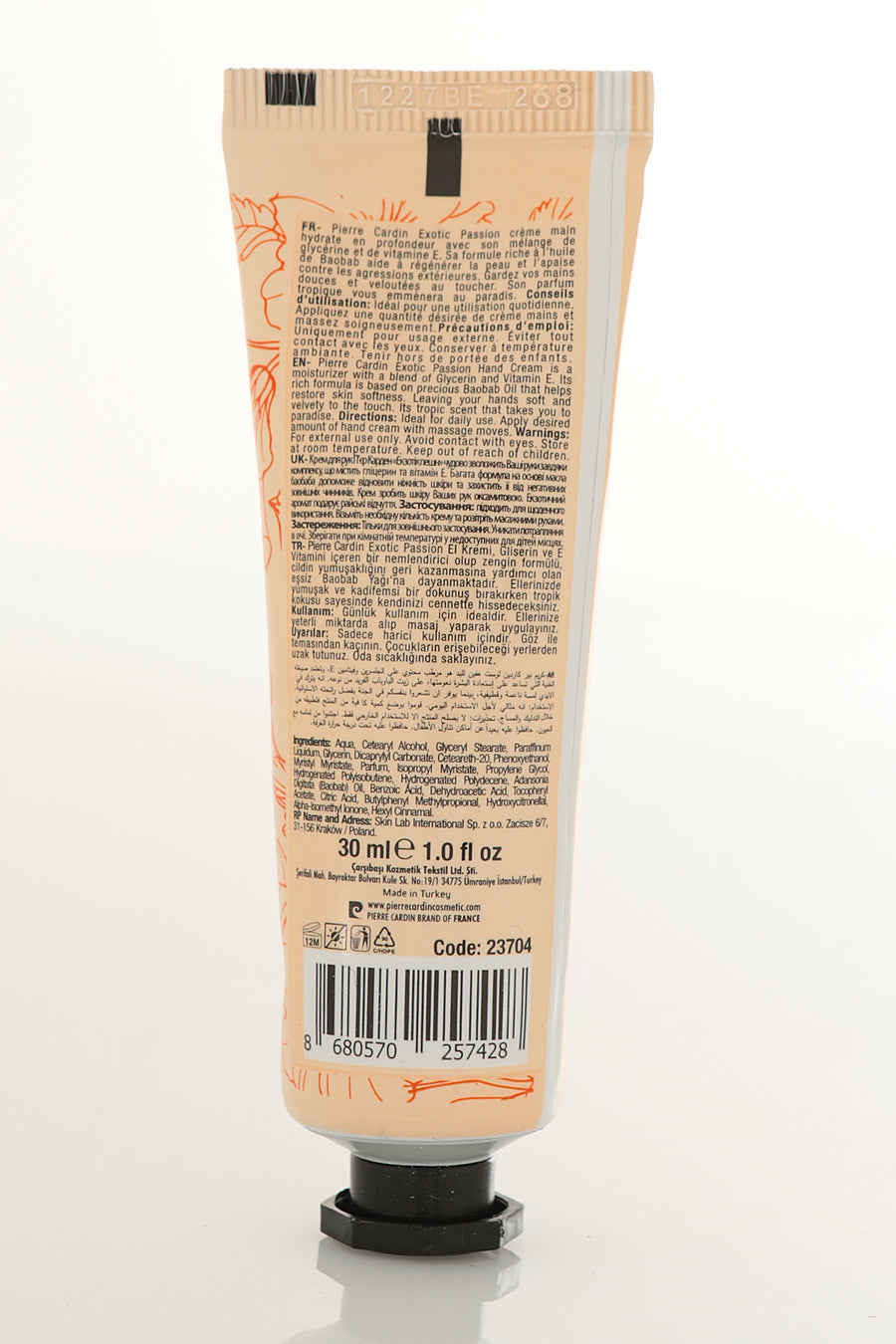 Pierre Cardin Hand & Nail Cream - Exotic Passion