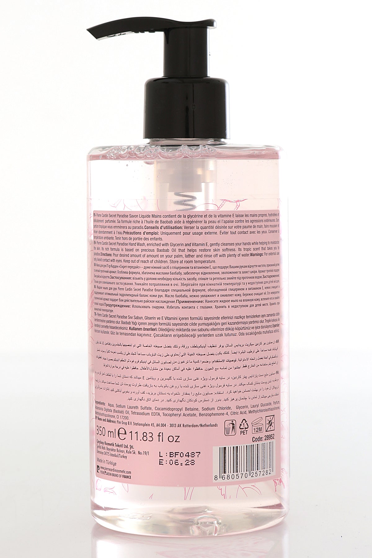 Pierre Cardin Hand Wash - Secret Paradise - 350ml
