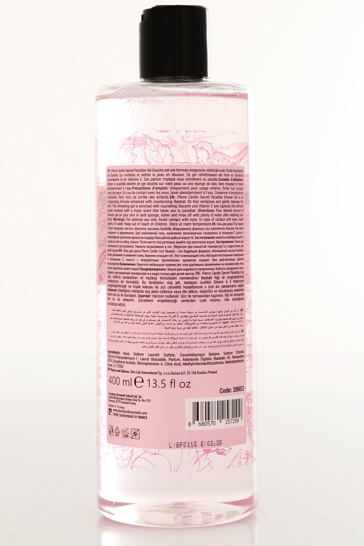 Pierre Cardin Shower Gel - Secret Paradise - 400ml