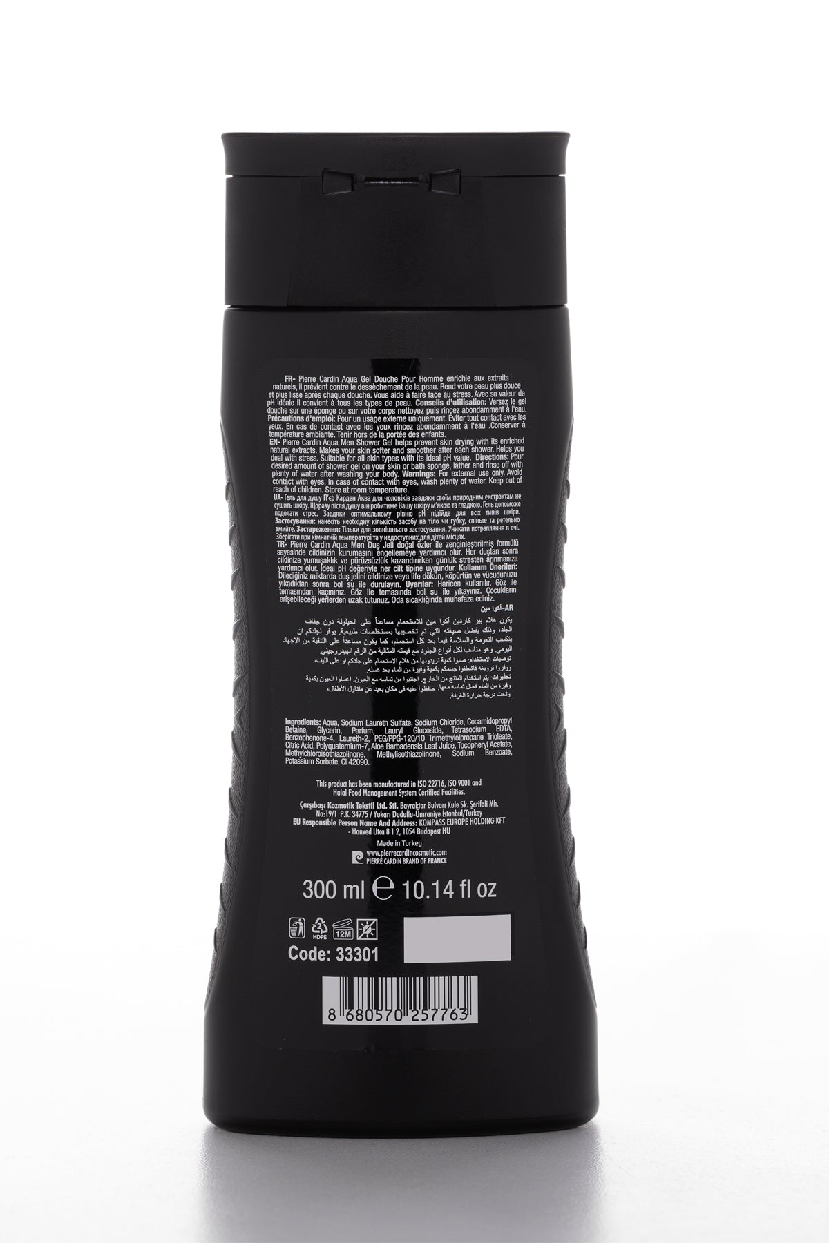 Pierre Cardin For Men Shower Gel - Aqua