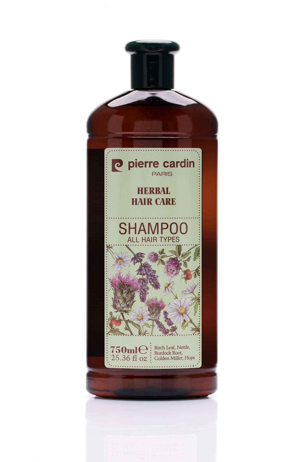 Pierre Cardin Herbal Shampoo For All Hair Types - 750ml