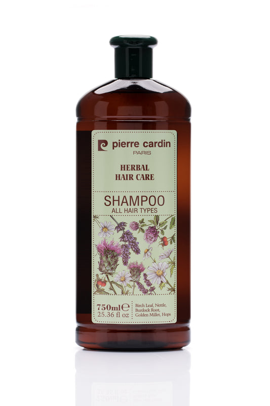 Pierre Cardin Herbal Shampoo For All Hair Types - 750ml