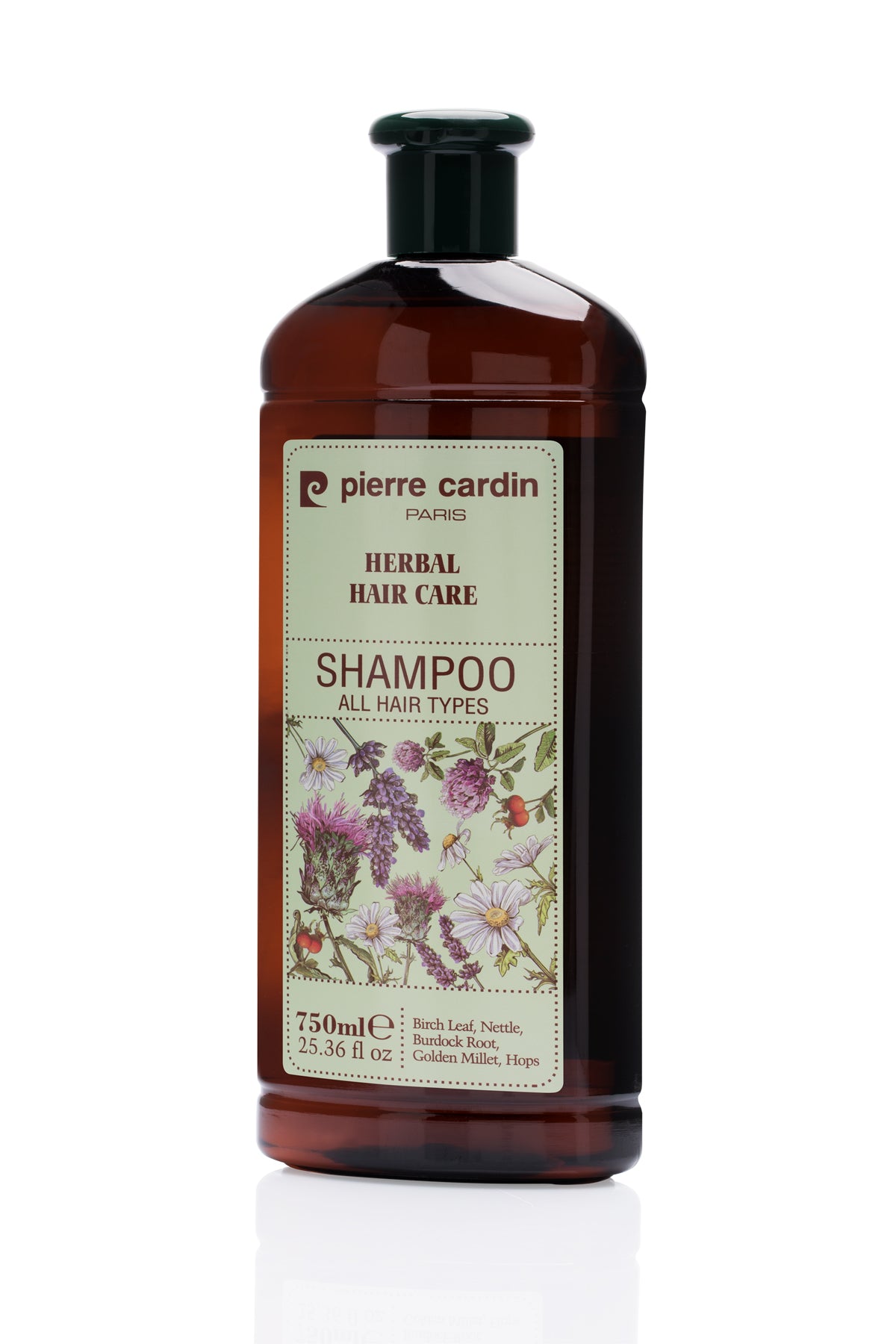 Pierre Cardin Herbal Shampoo For All Hair Types - 750ml