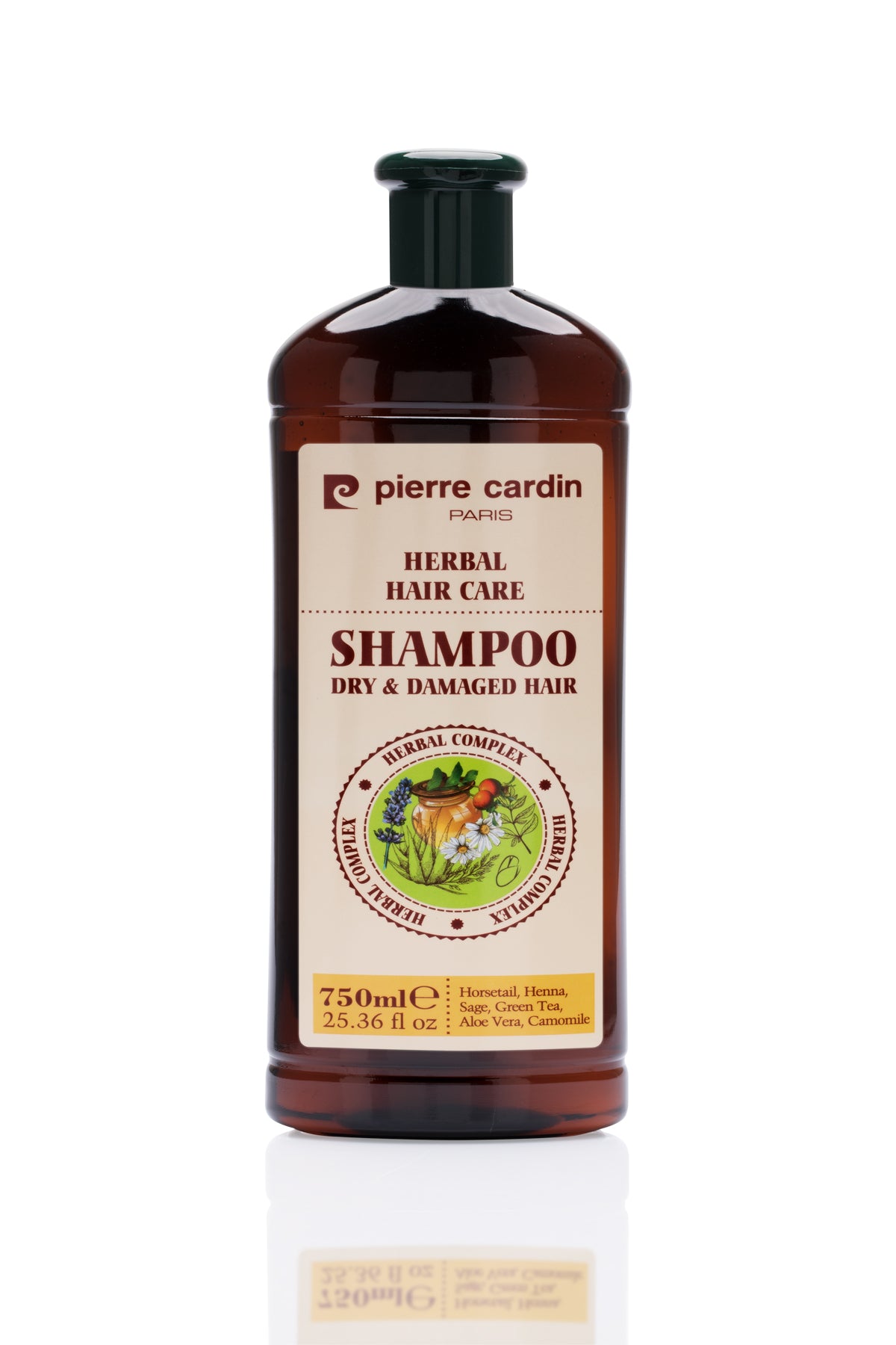Pierre Cardin Herbal Shampoo For Dry & Damaged Hair - 750ml