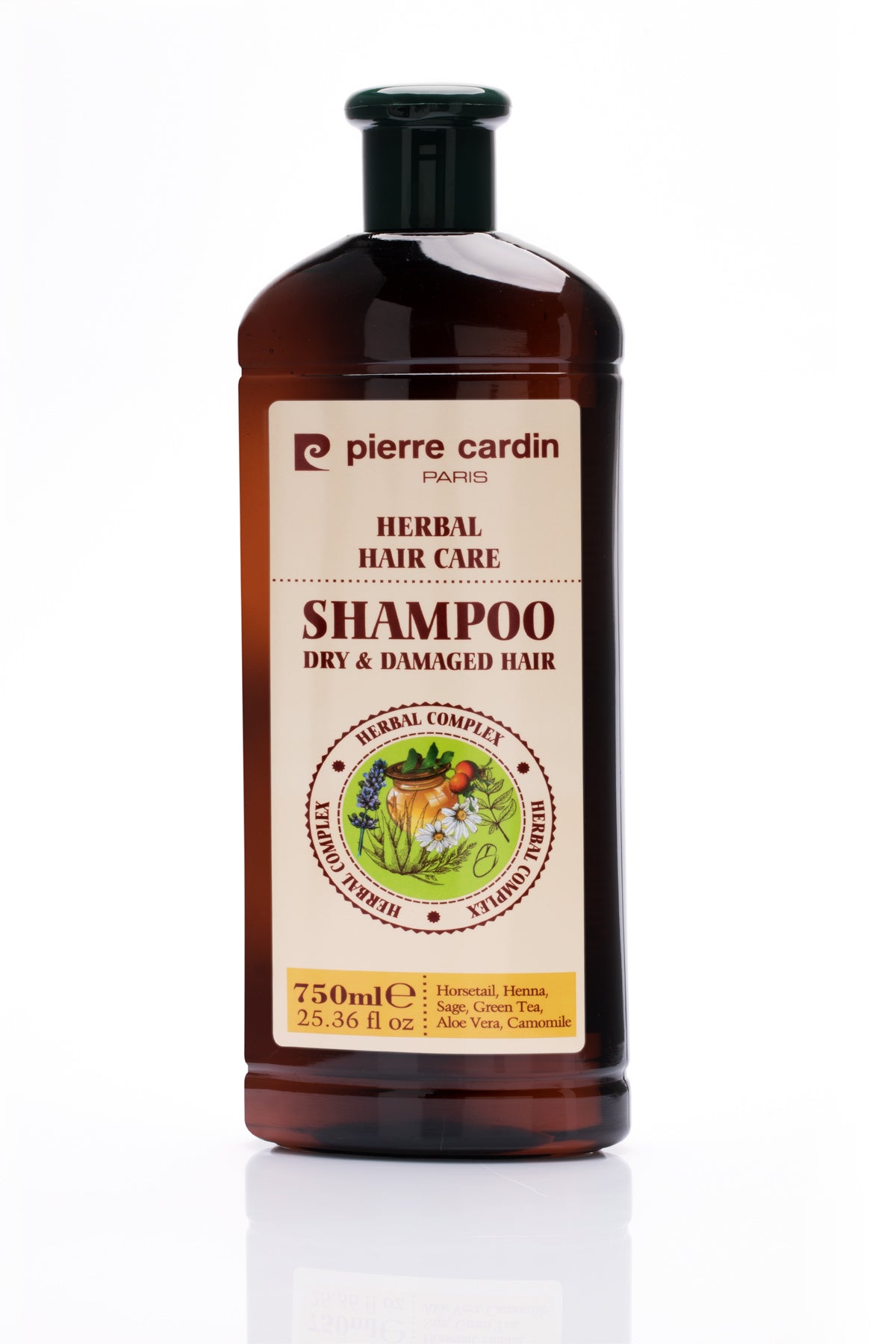 Pierre Cardin Herbal Shampoo For Dry & Damaged Hair - 750ml