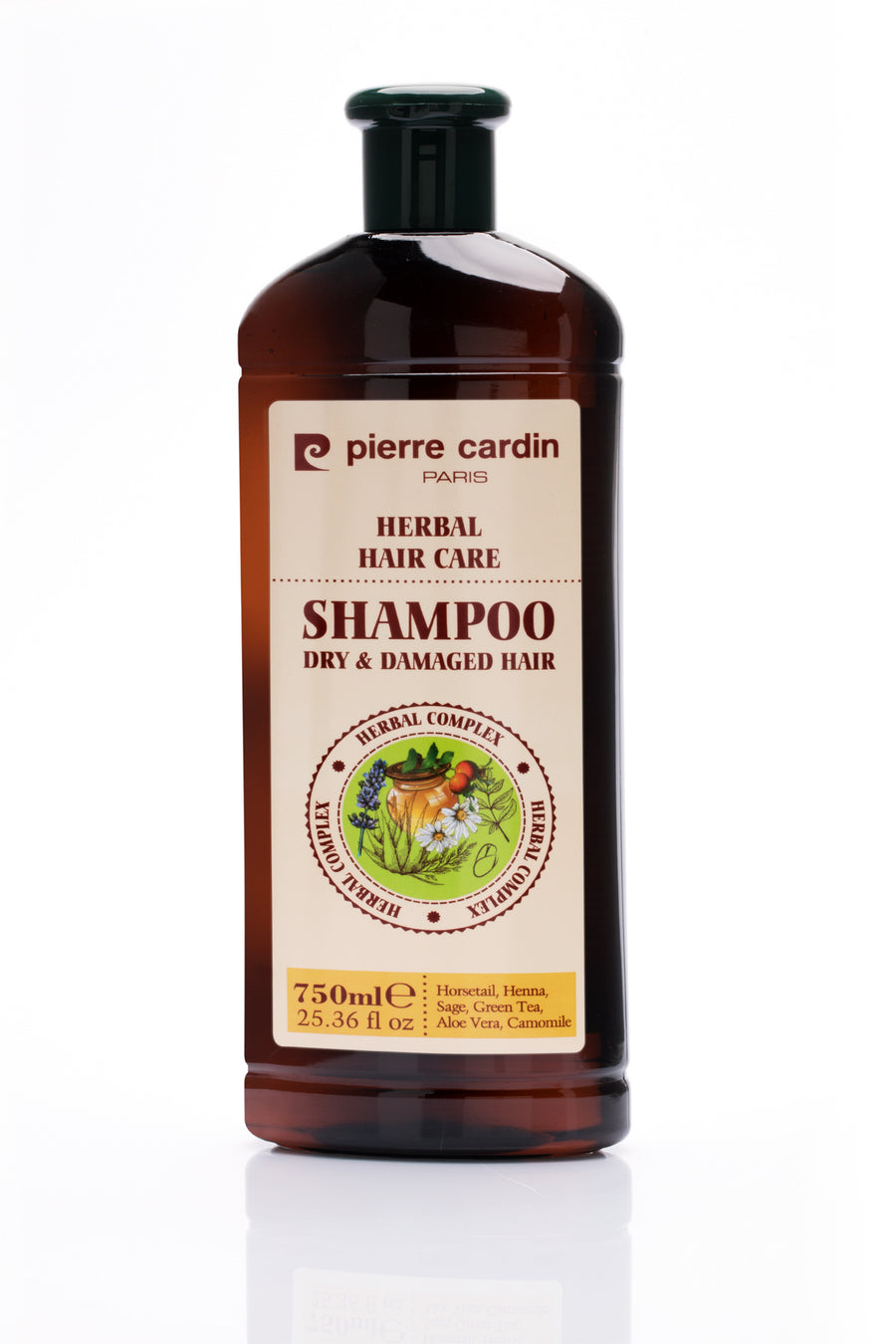 Pierre Cardin Herbal Shampoo For Dry & Damaged Hair - 750ml