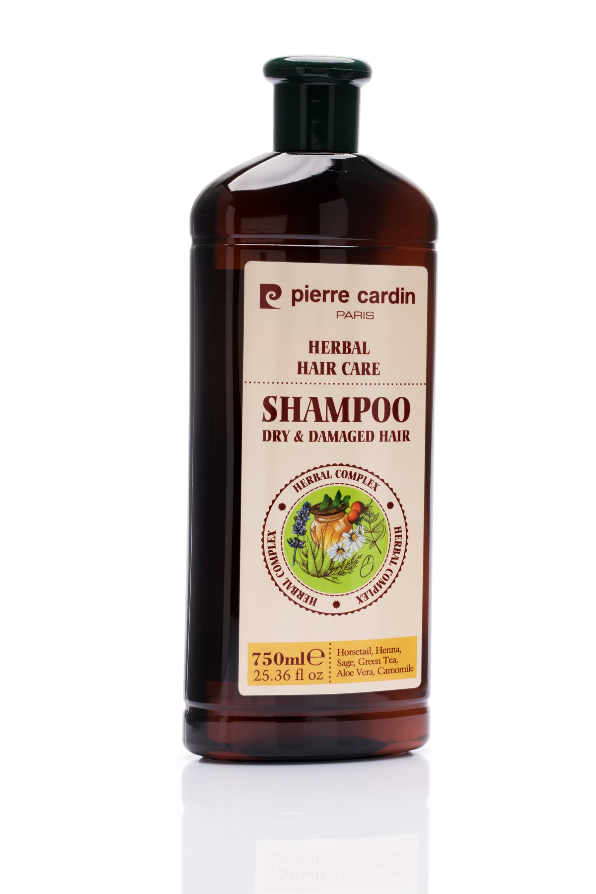 Pierre Cardin Herbal Shampoo For Dry & Damaged Hair - 750ml