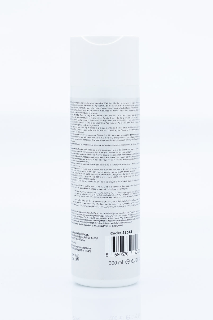 Pierre Cardin Shampoo With Garlic Extract