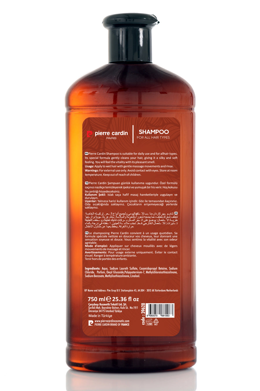 Pierre Cardin Ultimate Hair Care Shampoo For All Hair - 750ml